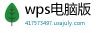 wps电脑版